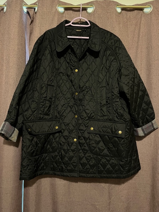 Barbour Jackets & Blazers - Barbour Black Quilted Snap-Front Jacket NWOT